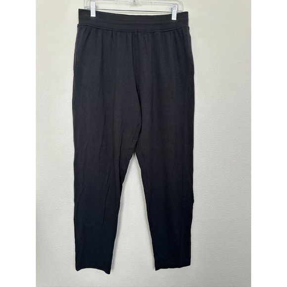 Lunya Tapered Sweatpants Jogger Tencel Cotton Blend Comfort Black Women's Medium